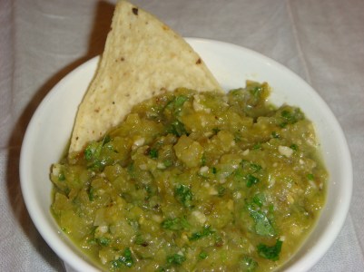 Roasted Green Tomato Salsa