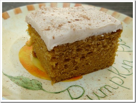 Pumpkin Sheet Cake