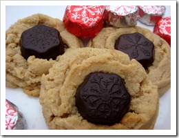 PB Snowflake Cookies