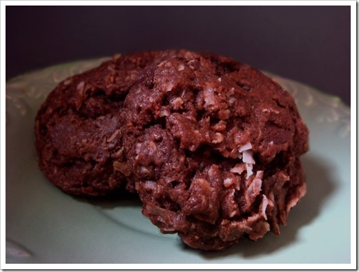 Coconut Oatmeal Chocolate Cookies 2