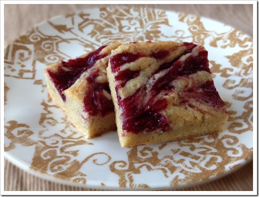 Raspberry Blondies 1