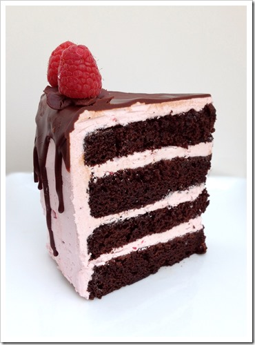 Chocolate Raspberry Truffle Cake 4