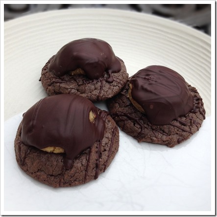 Buckeye Brownie Cookies