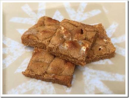 Marshmallow Blondies