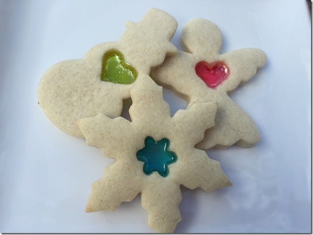 Stained Glass Christmas Cookies