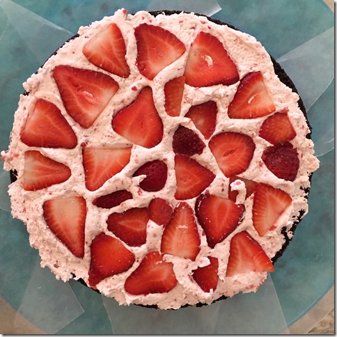 Chocolate Covered Strawberries Cake 2