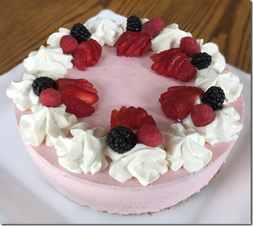 Sugar Free Strawberry Cheesecake 4