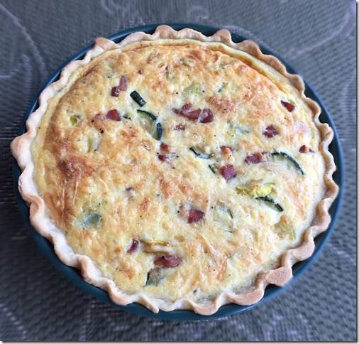 Ham and Zucchini Quiche 2