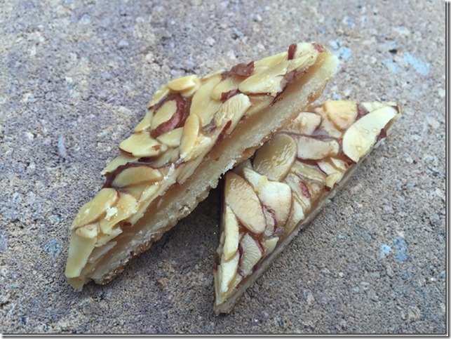 Almond Toffee Triangles