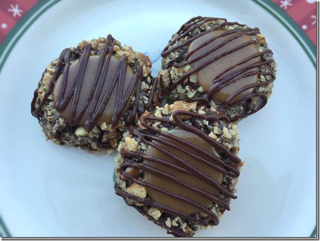 Chocolate Caramel Thumbprints 1