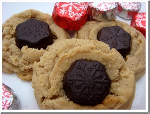 Peanut Butter Snowflake Cookies