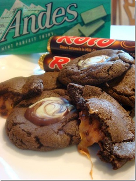 Andes and Rolo Cookies
