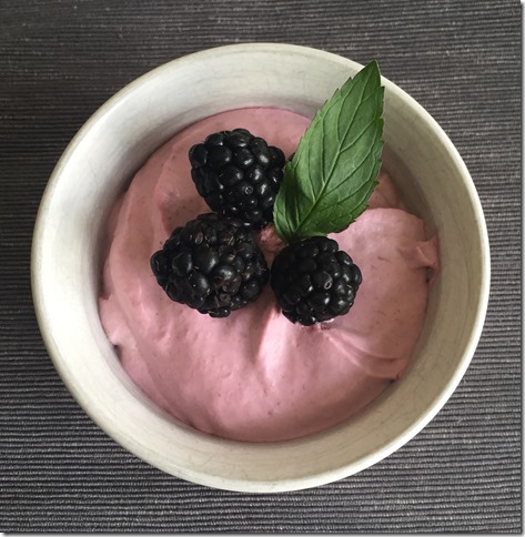 Blackberry Cheesecake Mousse 2