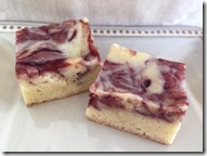 Raspberry Cheesecake Blondies
