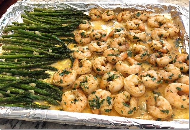Garlic Lemon Shrimp and Asparagus 2