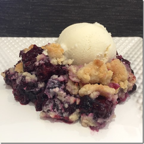 Blackberry Cobbler 1