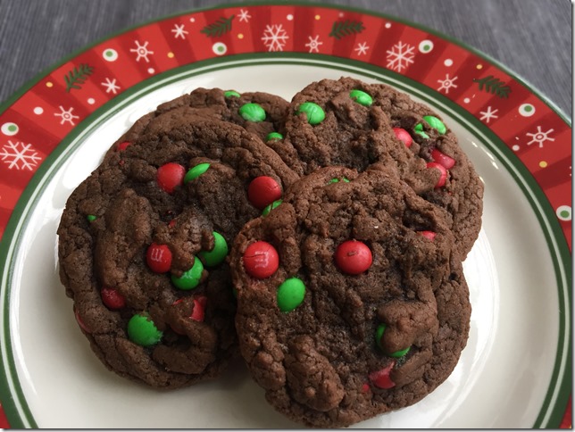 Chocolate M&Ms Cookies 3