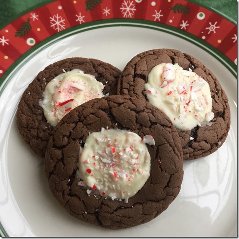 Chocolate Peppermint Bark Swirled Cookies 2