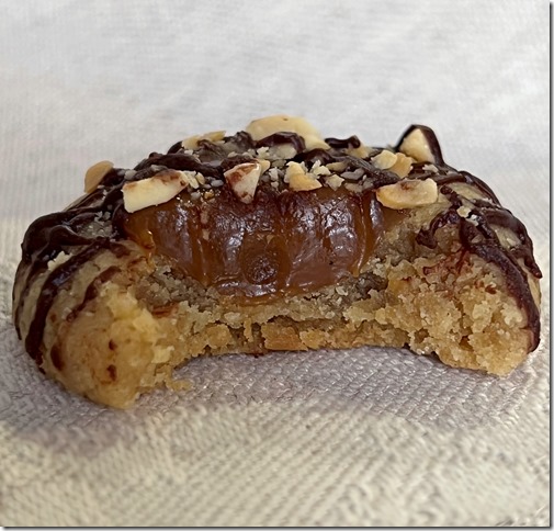 Caramel Peanut Butter Thumbprints 3