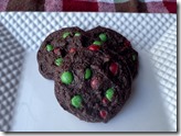 Chocolate Pudding Christmas M&M Cookies