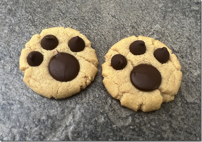 Peanut Butter Paw Prints