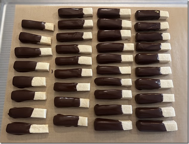 Chocolate Orange Shortbread Sticks