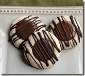 Twix Thumbprint Cookies