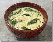 Creamy Spinach, Artichoke, Chicken Soup