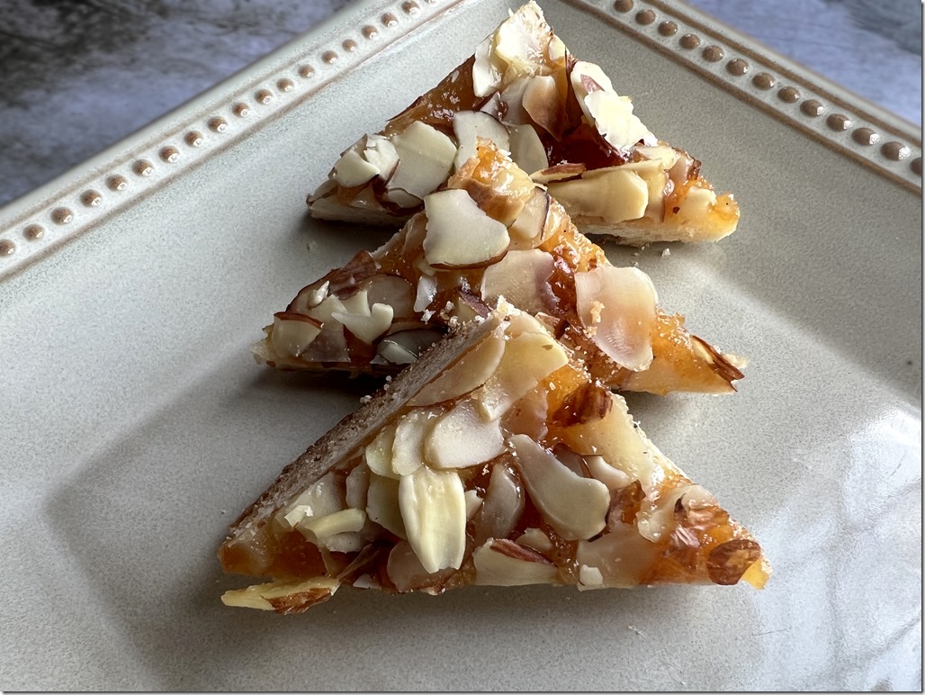 Apricot Almond Triangles