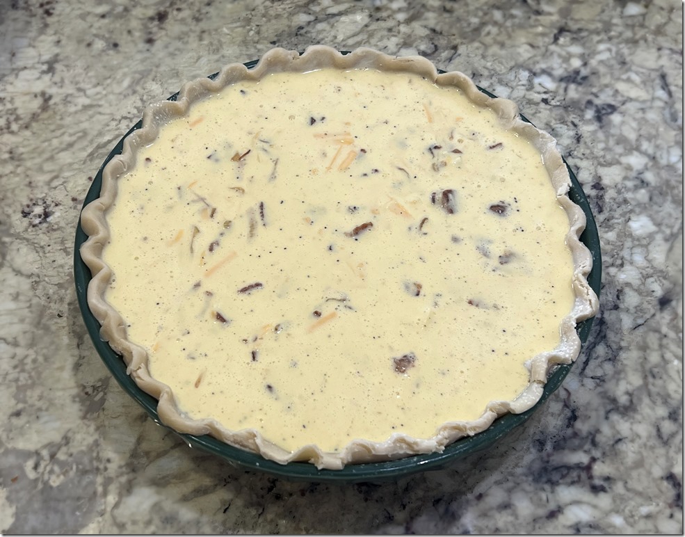 Caramelized Onion and Bacon Quiche 2